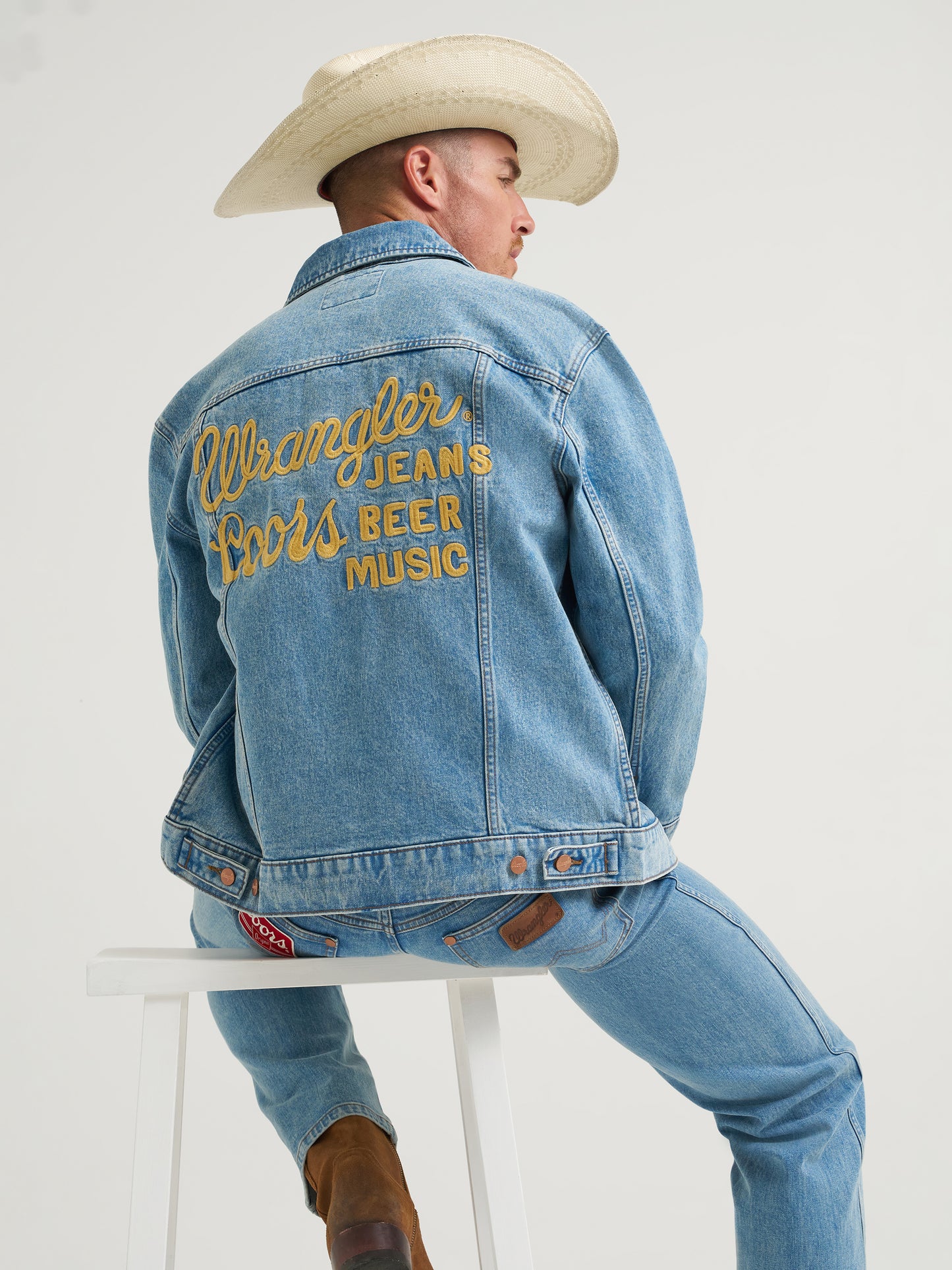 Beer Washed Embroidery Jacket