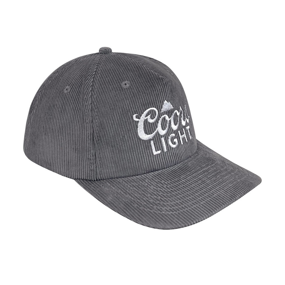 Casquette snapback en corduroy