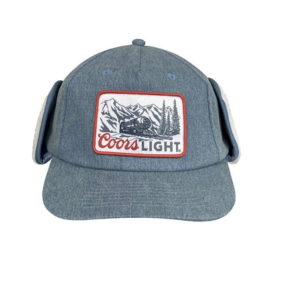 Light Wash Denim Flapjack Hat