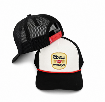 Casquette de Camionneur en Maille Coors x Wrangler